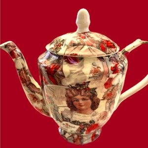 Stechcol Gracie Bone China Victorian Coffee Chocolate Tea Pot